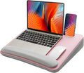 HUANUO Laptop Lap Desk with Cushion, Fit up to 15.6" Laptop, Pink by HUANUO