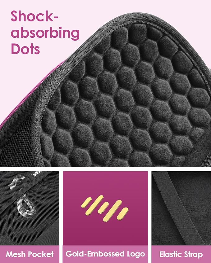Headphone Case Hard Shell for Bose Quietcomfort/Skullcandy/JBL Tune 720BT/520BT/510BT/Live 770NC/460NC, Super-Slim Upgrade PU Pocket Over-Ear Headset Universal Portable Travel Organizer Bag - Image 3