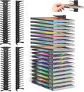 4 Pack DVD Shelf for Wall Mount, Floating Metal DVD Rack and Video Game Storage for Standard DVD CD Cases, Heavy-Duty Media Organizer Holder for PS, Xbox, PS5, PS4, Holds up to 76 by Unknown