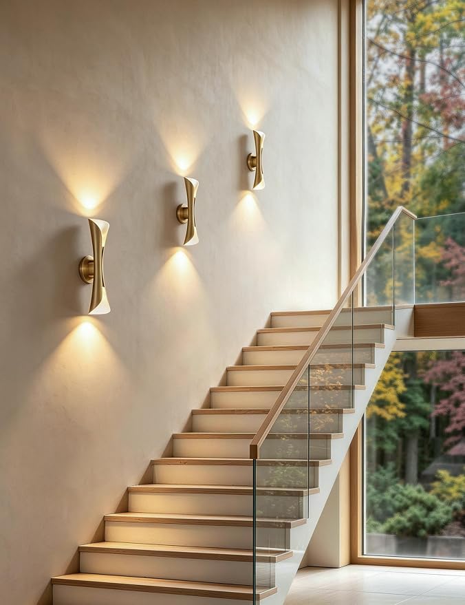 Tubicen Gold Wall Sconces Mid Century Modern Movie Theater Lights for Wall - Image 7