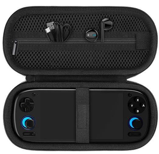 khanka Case for Anbernic RG VITA Pro/Retroid Pocket 6/5 Console,Black by khanka