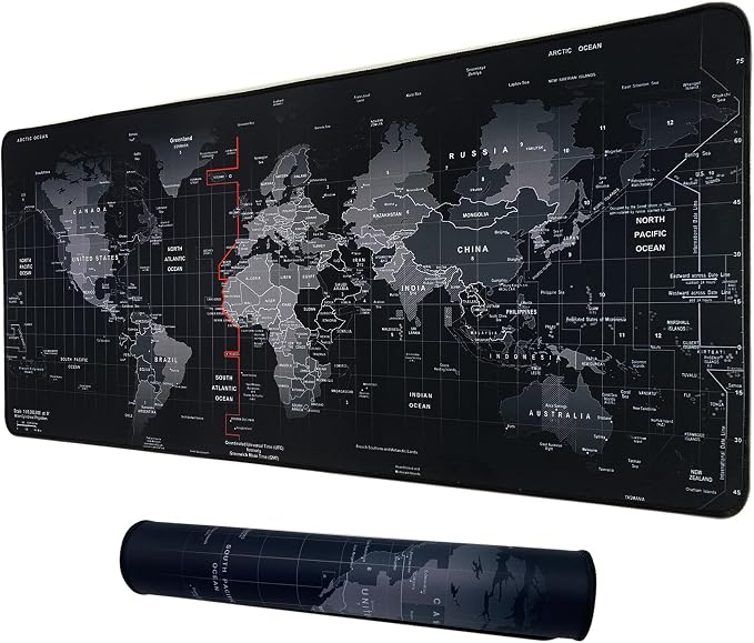 Professional Large Mouse Pad,31.5 x 11.8 in Extended Gaming Mouse Pad,Smooth Lycra Fabric,Non-Slip Rubber Base,Precision Stitched Edges, for Work,Gaming,Writting & Home-80x30 Dtcmh by Cmhoo