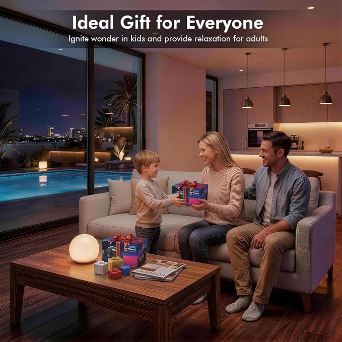 Rossetta Dual Lens Galaxy Star Aurora Projector Night Light for Bedroom - Image 9
