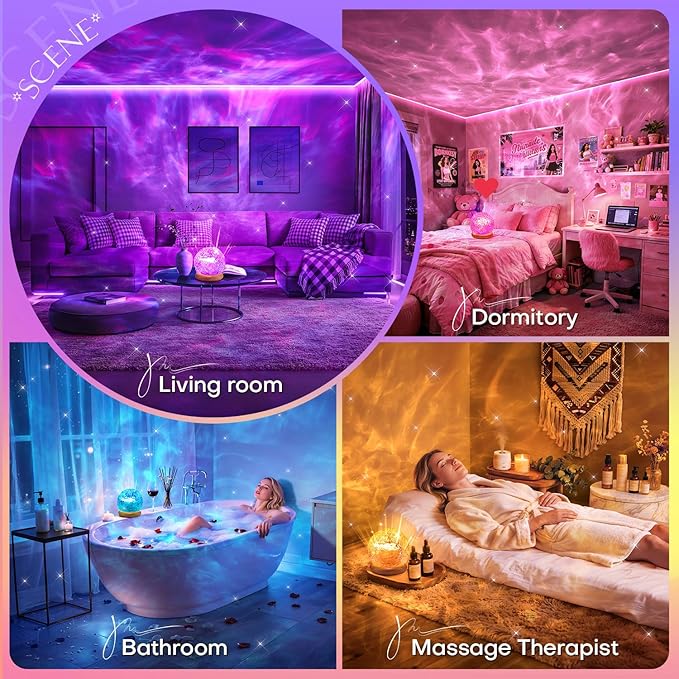 Ambient Lighting, 16 Colors Led Lights for Bedroom, Gift Ideas, Room Decor - Image 3