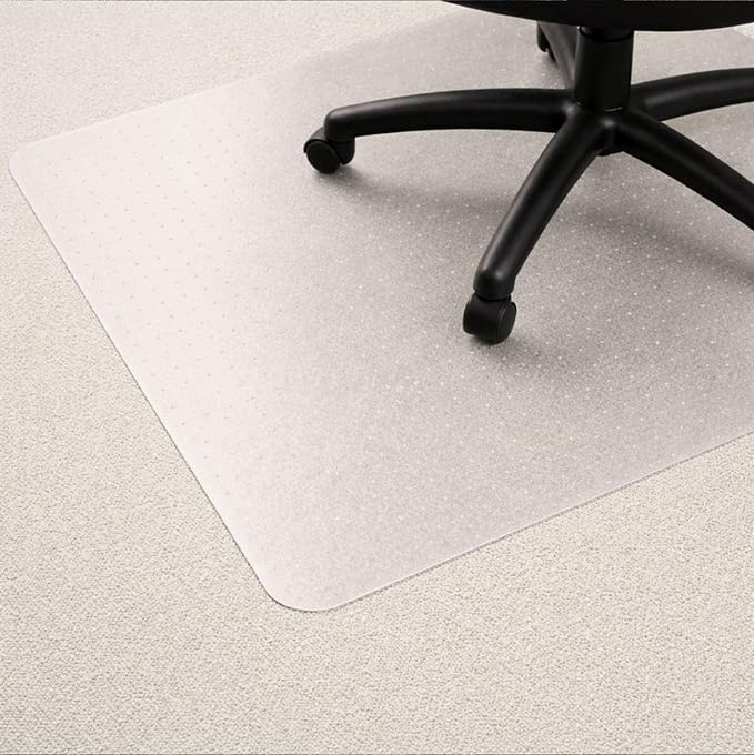 Marvelux Office Chair Mat for Low Pile Carpets 36" x 48” Clear Vinyl Protector Mat for Under Desks, Rectangular PVC Carpeted Floor Mat for Gaming Chairs and Computer Desks, Shipped Flat - Image 4