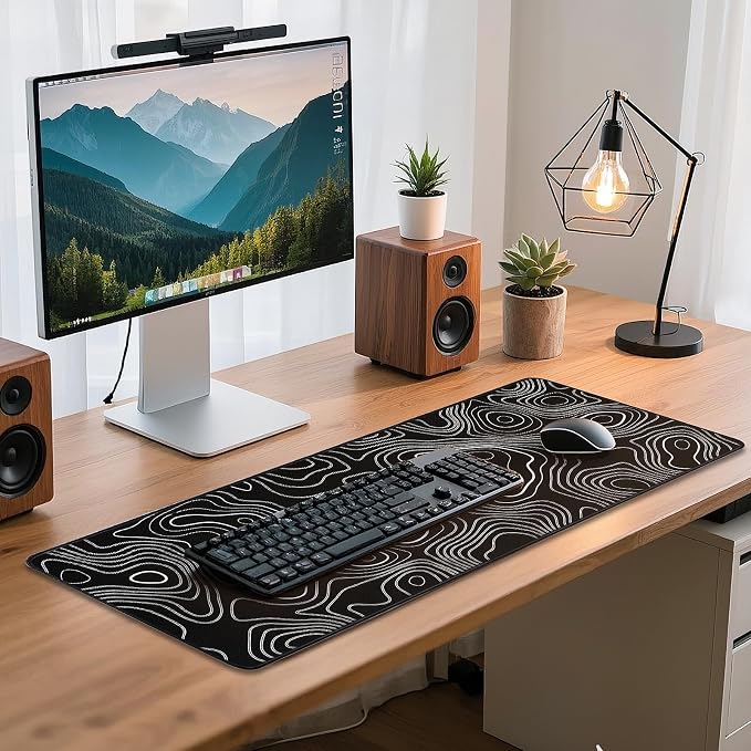 Mouse Pad Gaming - Desk Mat for Keyboard and Mouse - Large Mouse Pads for Desk, Gaming Mousepad with Non-Slip Base, Desks Pad (31.5" X 11.8") for Game, Office and Home - Image 7
