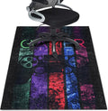 Gaming Chair Mat for Hardwood Floor 48"X 60" Heavy Duty Office Desk Chair Rug for Under Game Rolling Chairs Computer Decor Protect Mats Low Pile Non-Slip Rubber for Carpet & Tile Floor-Game by Wruzbxcn