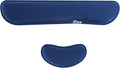 iFine Upgrade Enlarged Memory Foam Set Keyboard & Mouse Wrist Rest Pad Cushion Support for Computer, Laptop, Mac, Durable and Comfortable For Office or Home– Pain Relief Stress-free Typing (Navy Blue) by iFine