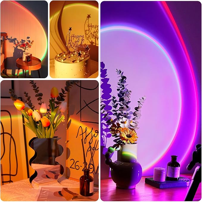 Sunset Lamp Projector with Remote/APP Control,360° Multi-Color Sunset Light - Image 6