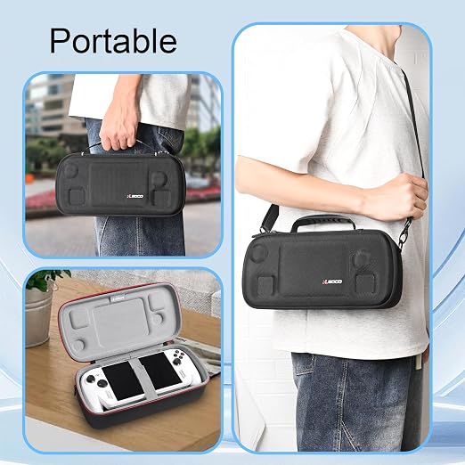 RLSOCO Carrying Case for ASUS ROG Xbox Ally/ROG Xbox Ally X 7" FHD Gaming Handheld Console & Accessories. Fits the Handheld Console, Console Base, Charger, Charging Cable, etc. (Case Only) - Image 6
