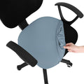 Smiry Office Computer Chair Seat Covers for Desk, Anti-dust Protector | Stretch Jacquard Removable Washable Desk Chair Seat Cushion Protectors, Airy Blue by Smiry