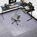 Tydle Chair Mat for Carpet, 60" x 46" Chair Mat for Carpeted Floors, Non-Slip Computer Under Desk Plastic Floor Mat for Work Gaming Chairs, Heavy Duty Carpeted Floor Protector for Home Office (Clear) by TYDLE