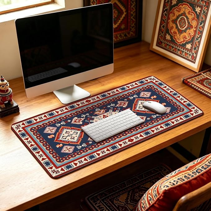 Mouse Pad Gaming - Desk Mat for Keyboard and Mouse - Large Mouse Pads for Desk, Gaming Mousepad with Non-Slip Base, Desks Pad (31.5" X 11.8") for Game, Office and Home - Image 5
