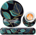 Mouse Pad and Keyboard Wrist Rest Support,Ergonomic Mouse Pad Set by Wiabsi