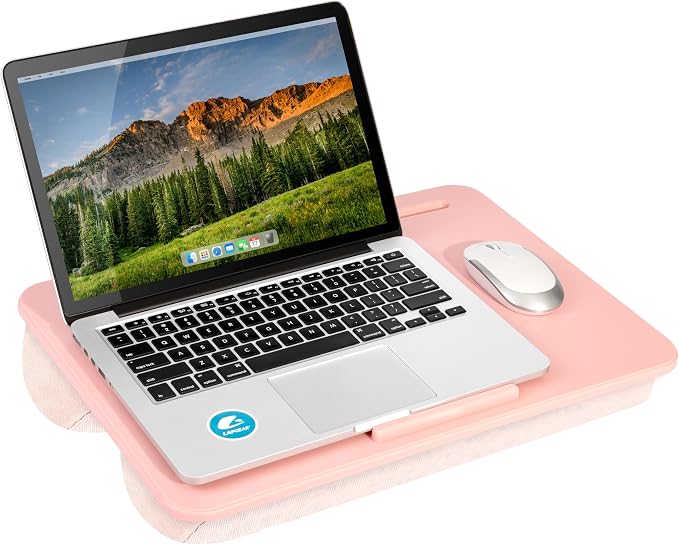 LAPGEAR The Original Lap Desk – Rose Quartz, Fits 17" Laptops by LapGear