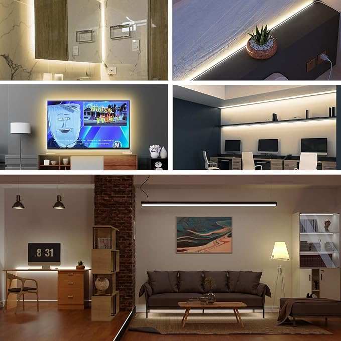 BTF-LIGHTING 5V USB COB LED Strip Lights Tunable CCT 2700K/4000K/6500K - Image 6