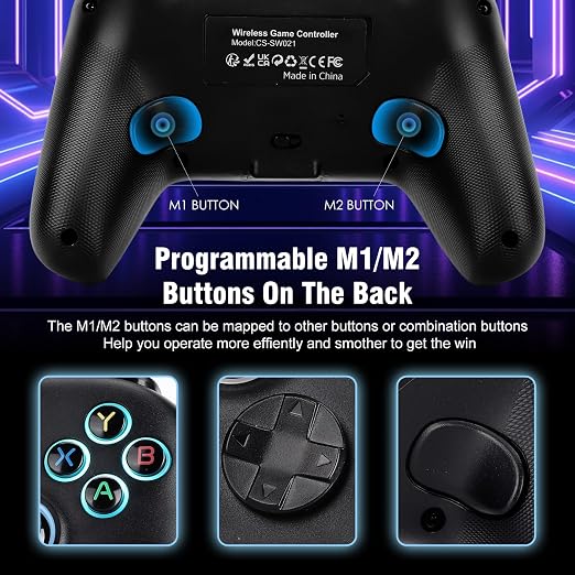 Wireless PC Controller for Windows/Switch 1,2/Android with Charging Dock - Image 5