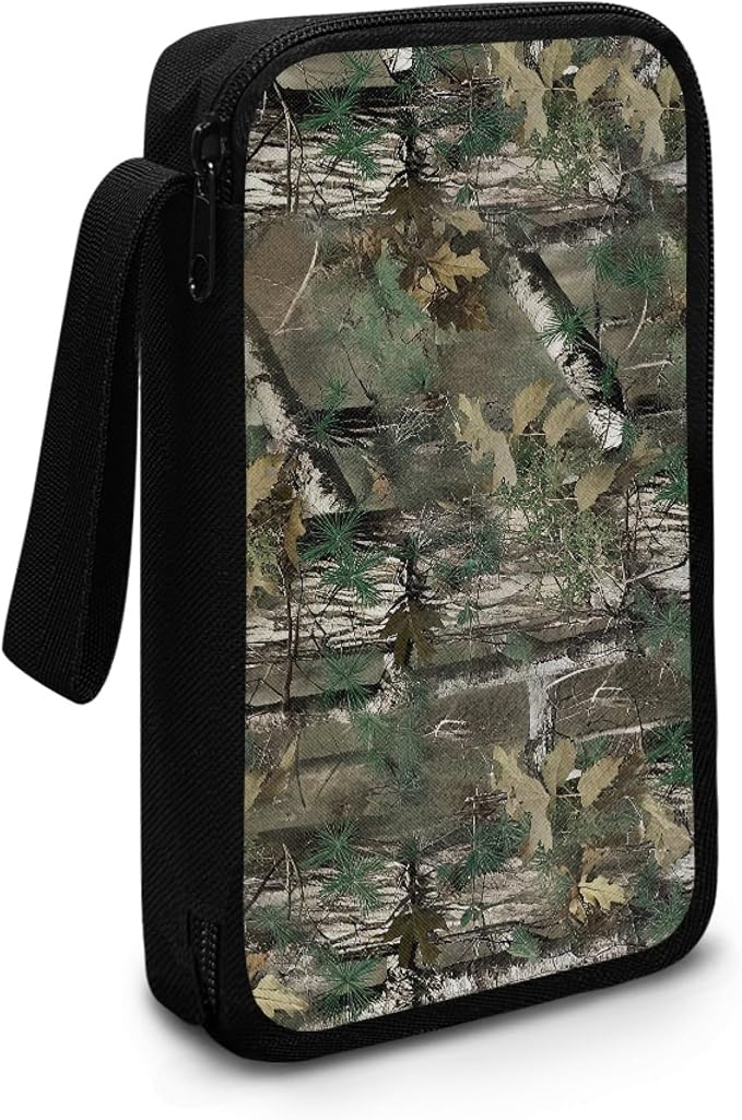 Forest Camo Print Electronics Organizer Travel Case Cord Cable Charger Organizer Bag Travel Accessories Essentials for Women Men Tech Pouch for Phone Power Bank SD Card USB - Image 8