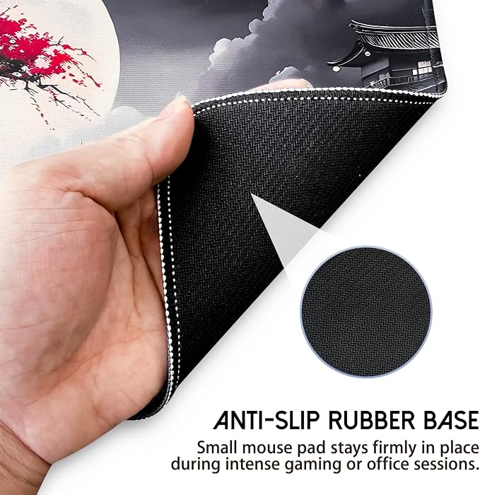 FreeNook Mouse Pad Gaming Mousepad,Small Mousepads for Keyboard and Mouse with Non-Slip Rubber Base,Suitable for School,Office,Home,10.2 x 8.3 Inch - Image 4