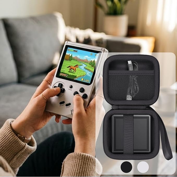 khanka Hard Case for Anbernic RG Rotate Handheld Game Console,Black - Image 9