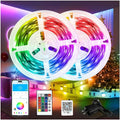 DAYBETTER LED Lights for Bedroom 132ft (2 Rolls of 65.6ft), Music Sync Color Changing Strip Lights with Remote, 24V Power Supply, Classroom Lighting, Room Decor for Teen Girls Boys Birthday Gifts by DAYBETTER