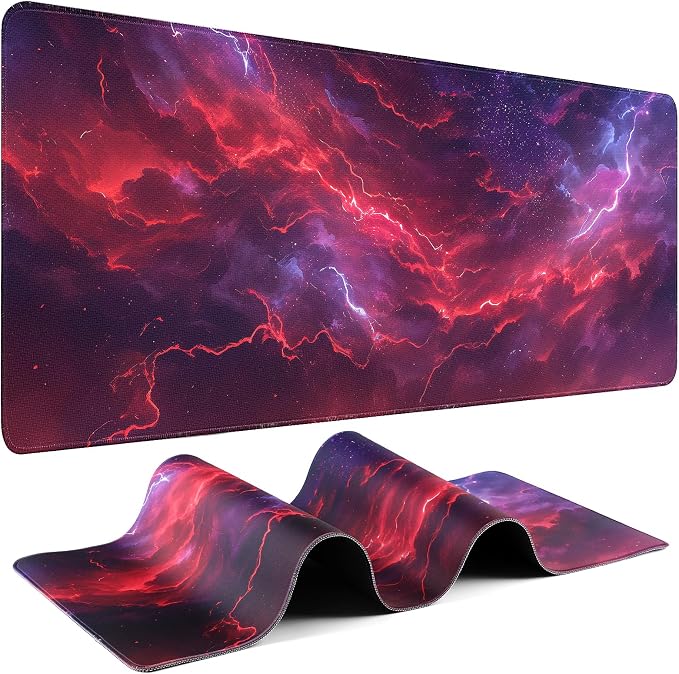 Mouse Pad Gaming - Desk Mat for Keyboard and Mouse - Large Mouse Pads for Desk, Gaming Mousepad with Non-Slip Base, Desks Pad (31.5" X 11.8") for Game, Office and Home by Unknown