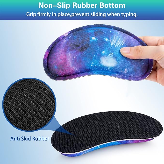Mouse Wrist Rest, Canjoy 2 Pack Wrist Rest for Mouse Memory Foam Wrist Pad - Image 6
