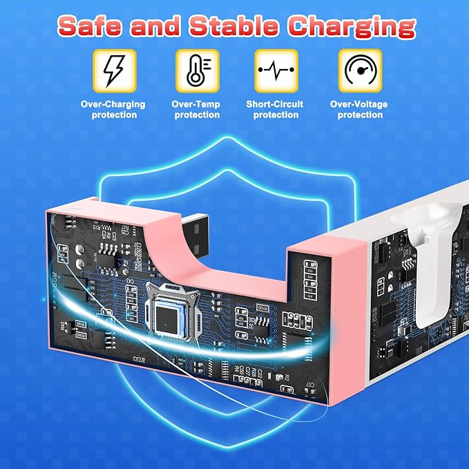 Switch Controller Charger Dock for Nintendo Switch 1/OLED for 4 Joy-Cons - Image 4