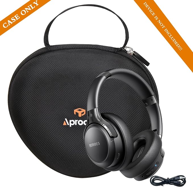 Aproca Headphones Case Compatible with iClever BTH12 / HS19 / BTH26 / BERIBES/eKids Jurassic World Foldable Kids Headphones, Portable Storage Bag - Image 5