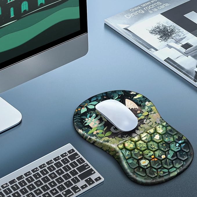 Mouse Pad with Wrist Rest, Canjoy Ergonomic Wrist Support with Massage - Image 7