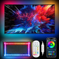 Daymeet TV Led Backlight,13.1ft ICRGB LED Lights for TV USB Light Strip for 40-65 inch Monitor Behind Lighting, Rainbow Color TV Lights Music Sync Bluetooth APP Control with Remote by DAYMEET