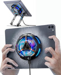 ACEDAYS iPad Cooler,Magnetic Tablet Cooler for ipad/Surface pro/Samsung Tab,Universal Radiator with Temperature Display for Mobile Gaming,Tiktok Live Streaming(Including Tablet Stand Holder) by ACEDAYS