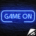 Kavaas Gaming Neon Sign, Game On Neon Sign for Game Room Decor - LED Game Neon Sign for Teen Boy Room Decor, Gamer Wall Decor - Best Gamer Gifts for Boys, Kids (Blue) by Kavaas