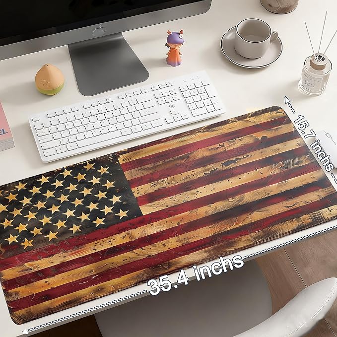 Mouse Pad Gaming - Desk Mat for Keyboard and Mouse - Large Mouse Pad for Desk, Mousepad (35.4" X 15.7") with Non-Slip Base, Desks Pad Mat Office and Home - Image 6