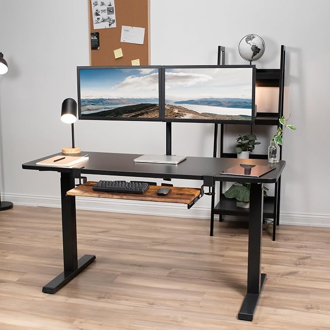 VIVO Vintage Brown Large 27 x 11 in Under Desk Keyboard Tray, MOUNT-KB05N - Image 9