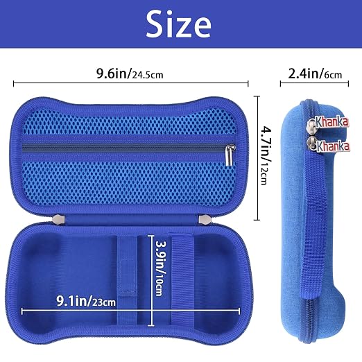 khanka Hard Case for Anbernic RG557/RG556 Retro Handheld Game Console,Blue - Image 3