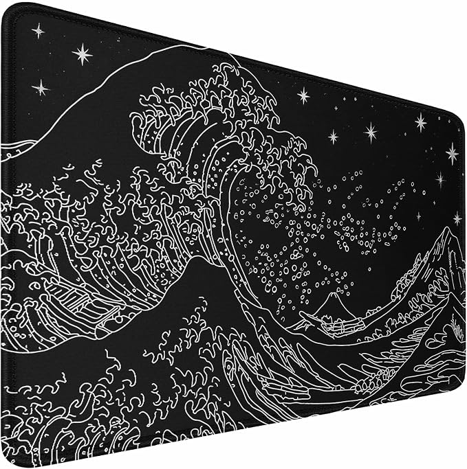 Large Mouse Pad, 31.5x15.7 inch Large Extended Gaming Computer Keyboard Mouse Mat, Water Resist Non-Slip Mousepad Rubber Base Long XXL Mouse Pad for Work & Gaming, Office & Home by Naukay