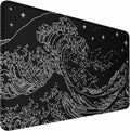 Large Mouse Pad, 31.5x15.7 inch Large Extended Gaming Computer Keyboard Mouse Mat, Water Resist Non-Slip Mousepad Rubber Base Long XXL Mouse Pad for Work & Gaming, Office & Home by Naukay