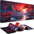 Gaming Mouse Pad - (31.5"×11.8") Japanese Anime Large Mouse Pads for Desk - Desk Mat for Keyboard and Mouse with Non-Slip Base, Desks Pad Matfor Game/Office & Home by Unknown