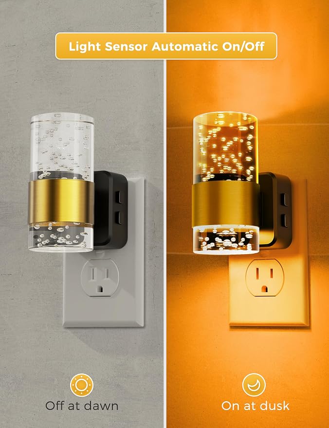 L LOHAS LED Night Lights Plug into wall,Color Changing Night Light - Image 4