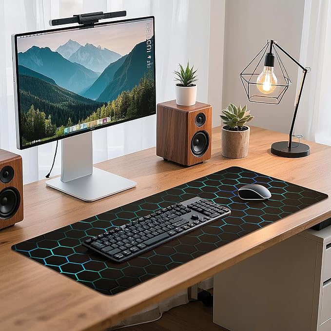 Mouse Pad Gaming - Desk Mat for Keyboard and Mouse - Large Mouse Pads for Desk, Gaming Mousepad with Non-Slip Base, Desks Pad (31.5" X 11.8") for Game, Office and Home - Image 7