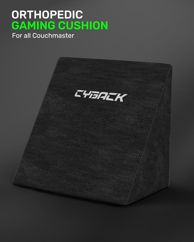 Couchmaster CYBACK, Ergonomic Gaming Lumbar Pillow with Memory Foam, Back Cushion for Optimal Comfort in Couch & Bed - Image 2