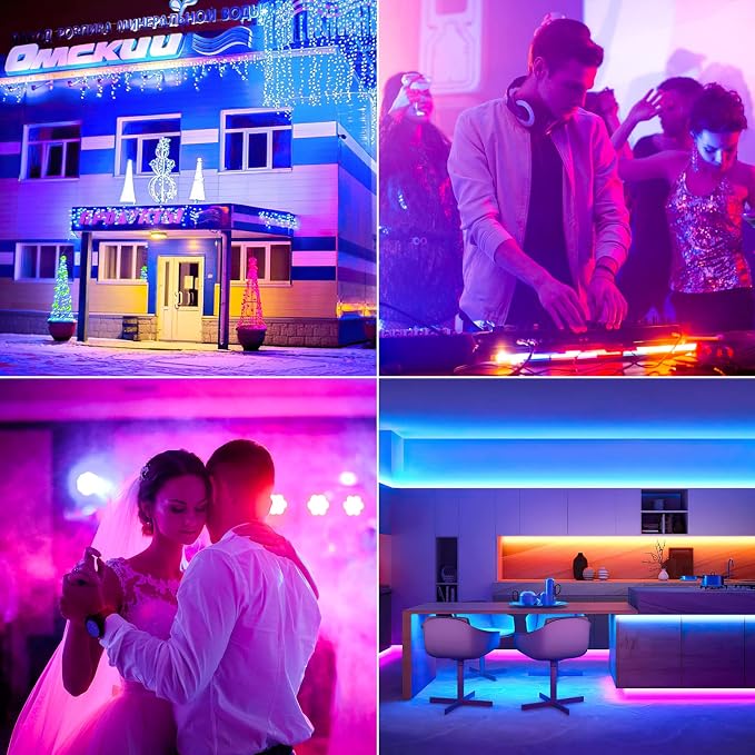 LED Wall Washer Light,336 LEDs 70W RGB DJ Light Bar Stage Lighting Support DMX & Sound Activated Control Dj Party Lights Bar for Indoor Outdoor Disco Church Birthday Wedding-8PACK - Image 4