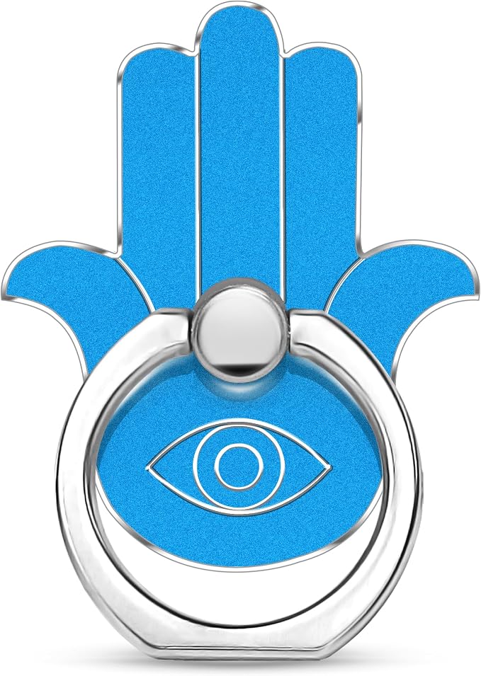 TACOMEGE Hand Phone Grip Holder, Evil Eye Phone Ring Stand Compatible with Smartphone, Tablet, E-Reader, Etc (PHGR-BL) by TACOMEGE