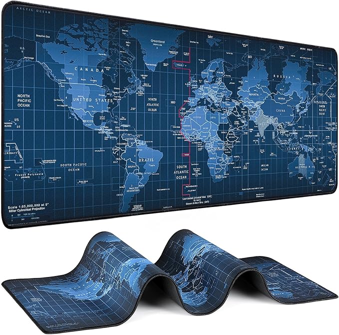 Mouse Pad Gaming - Desk Mat for Keyboard and Mouse - Large Mouse Pads for Desk, Gaming Mousepad with Non-Slip Base, Desks Pad (31.5" X 11.8") for Game, Office and Home by Unknown