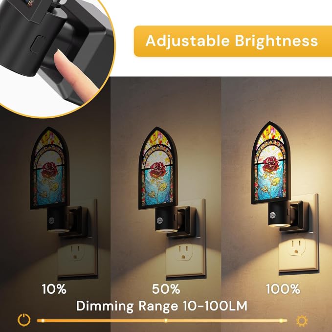 L LOHAS LED Night Lights Plug into Wall, Night Light with Light Sensor - Image 3