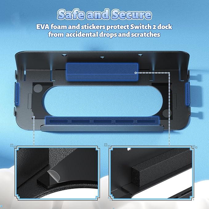 FASTSNAIL Wall Mount & Organizer for Nintendo Switch 2/Switch 1 - Image 2