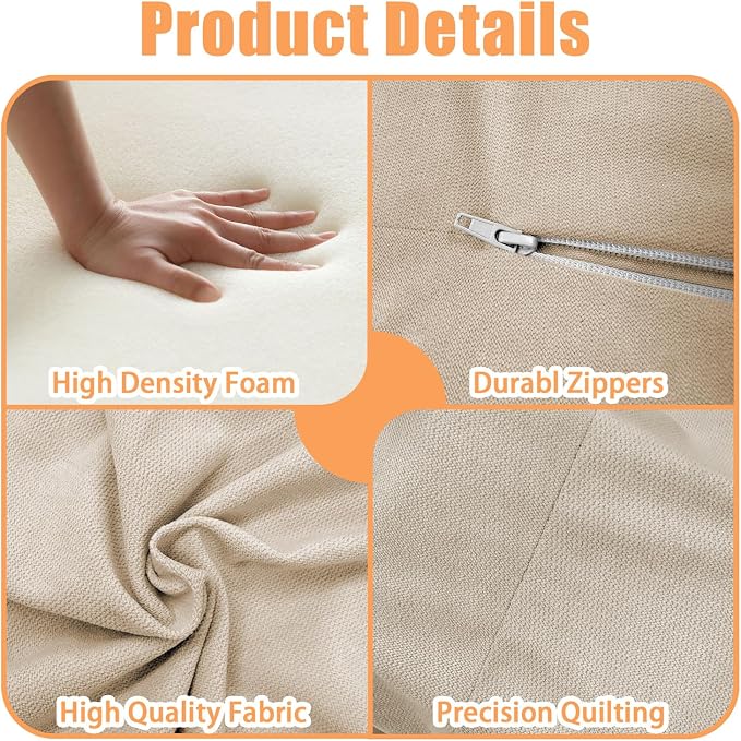 Reading Pillow for Adults, Supportive Lap Desk & Gaming Pillow for Bed, Couch, Floor, Simple Design with Ergonomic Arm Rest for Reading, Working, Gaming, Knitting 4 Color Options (Taupe) - Image 4