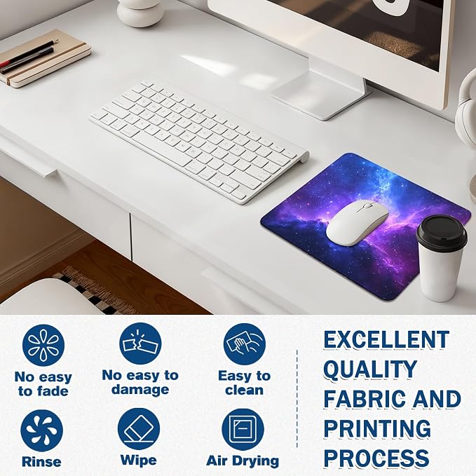 Mouse Pad Gaming - Desk Mat for Keyboard and Mouse - Large Mouse Pads for Desk, Gaming Mousepad with Non-Slip Base, Desks Pad (11.8" X 9.8") for Game, Office and Home - Image 3