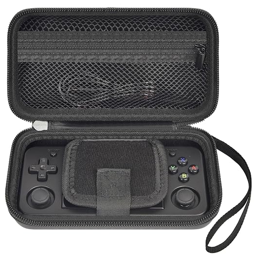 GWCASE Case for Anbernic RG35XX H RG28XX Retroid Game Console, Black - Image 8